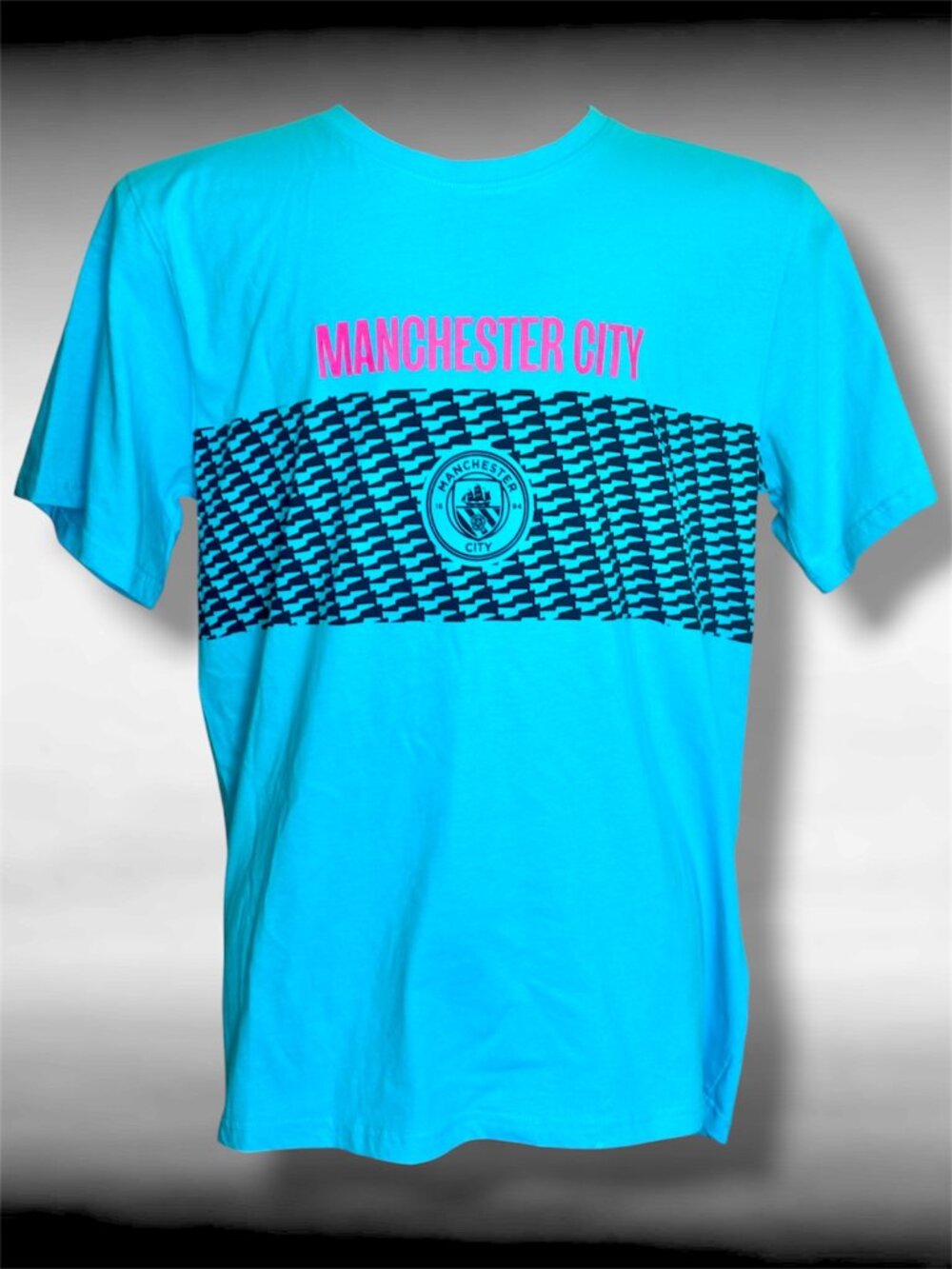 Men's Large Cotton Manchester City Soccer Inspiration Graphic Tee T-Shirt NWT